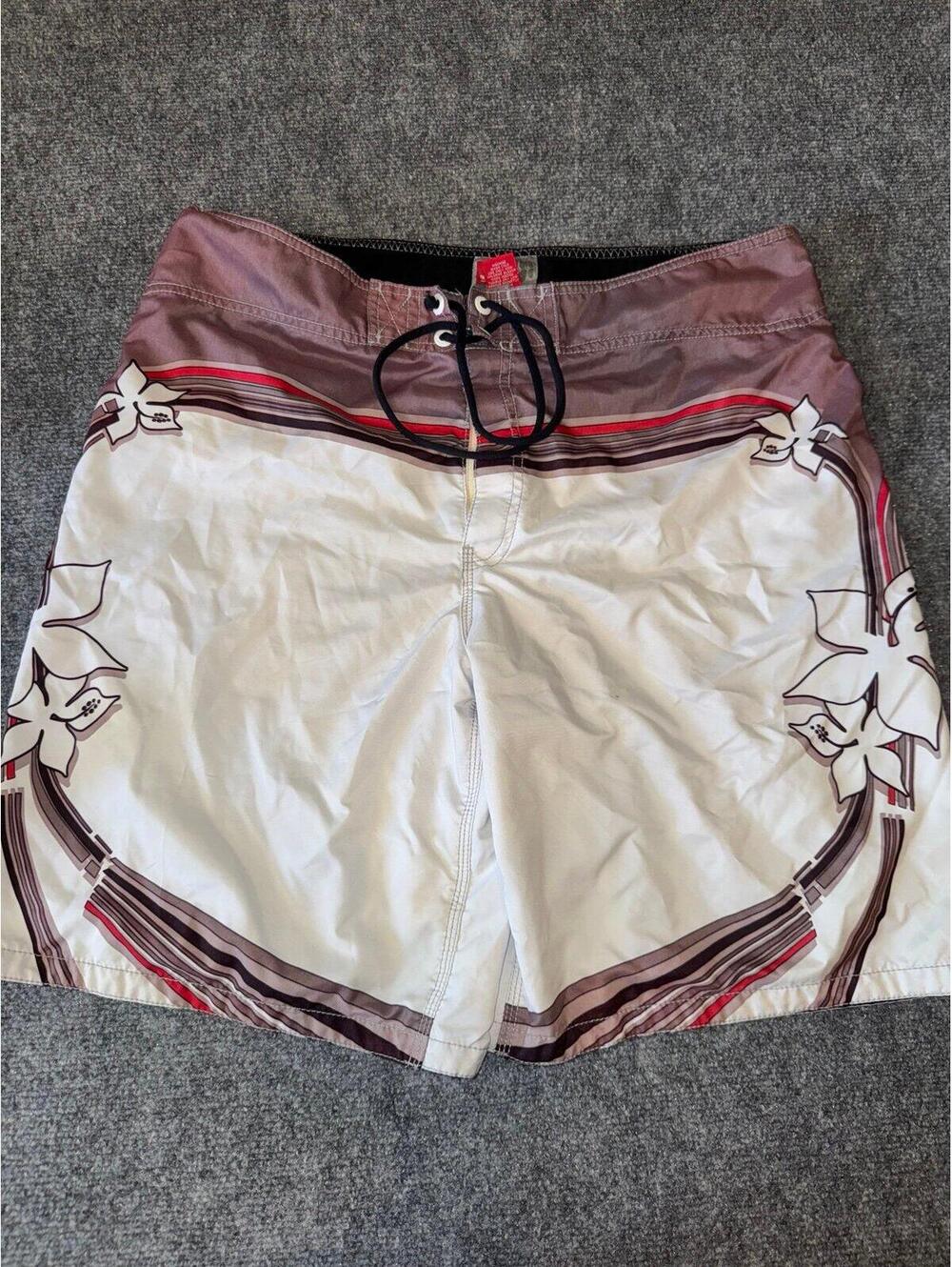 Mossimo Supply Co. Floral Surf Board Shorts Mens 2XL Vtg y2k 90s Rare